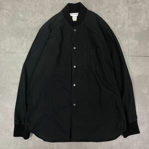 【83】 美品 COMME des GARCONS SHIRT リブ ボンバー シャツ XS ブラック コムデギャルソン フランス 川久保怜