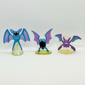 モンコレ ズバット ゴルバット クロバット 3体セット 初期 ポケモン フィギュア TOMY モンスターコレクション 進化 初代 レア