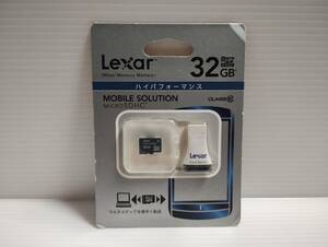 未使用・未開封品　microSDHCカード　Lexar　32GB　microSDカード　メモリーカード