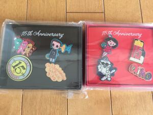 新品未開封◆aiko 15th Anniversary ツアーグッズピンズセット◆ピンバッヂ