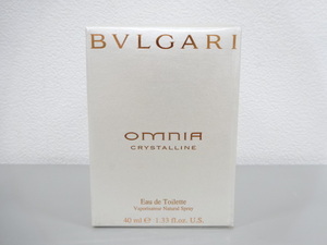 新品 未開封品 BVLGARI ブルガリ OMNIA CRYSTALLINE オムニア クリスタリン 40ml オードトワレ EDT 香水 フレグランス