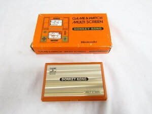 1円スタート Nintendo GAME＆WATCH MULTI SCREEN DONKEY KONG 本体 セット 1スタ ジャンク品 ◆5258