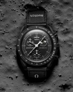 送料無料 黒 スヌーピー ムーン Omega Swatch Moonswatch Mission To The Moonphase Speedmaster オメガ スウォッチ スピードマスター 新品