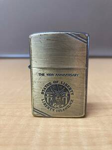 ◎ 送料無料 ZIPPO 自由の女神 1987年製 オイルライター 100周年記念 復刻 火花確認済み タバコ ビンテージ リバティ アメリカ 建立 独立