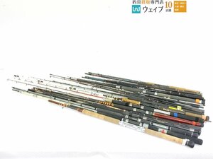 ダイワ スーパー 剣崎 200号 240・PC 入舟 ペアー 240H 他 船竿 など ジャンク竿 大量セット ジャンク品