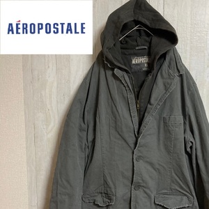 AEROPOSTALE★エアロポステール★フード付き ジャケット ダメージ加工★サイズXL　2-05-51