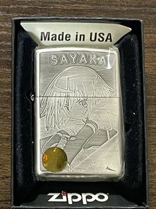 zippo 魔法少女 まどかマギカ 美樹 さやか まどマギ デットストック レア物 2010年製 3面刻印 SAYAKA 両面デザイン ケース 保証書