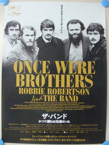 ド迫力！B1(約72×103㎝) ポスター 映画 THE BAND かつて僕らは兄弟だった ONCE WERE BROTHERS ROBBIE ROBERTSON And THE BAND ザ・バンド