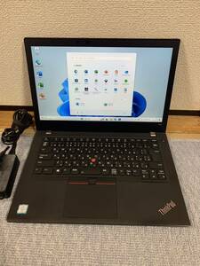 Lenovo ThinkPad T480 Core i5 8350U 1.7GHz/8GB/ 256GB(SSD)/14W/FHD(1920x1080)/Win11Pro タッチパネル