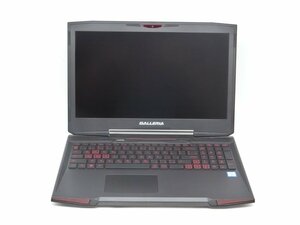 中古ゲーミングノートパソコン　Galleria　　6世代CORei7　 QSF965HE　通電しません　詳細不明　ジャンク品