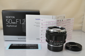 ★★新品級 Voigtlnder Nokton 50mm F/1.2 Aspherical VM Lens w/Box♪♪#5807