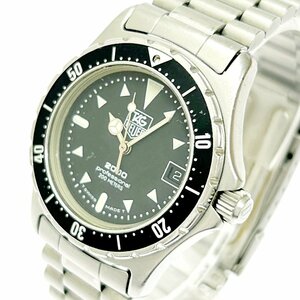 【1円スタート】TAG HEUER タグホイヤー 973.013 2000シリーズ SS ブラック文字盤 クオーツ ボーイズ腕時計 ジャンク 262985