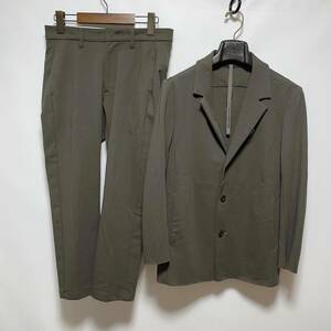 カズユキクマガイ アタッチメント 18AW 強撚SZストレッチポンチ セットアップスーツ 定価66,000円 KAZUYUKI KUMAGAI ATTACHMENT ジャケット