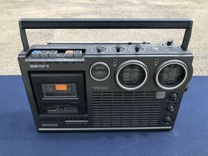 レトロ 昭和　◆東芝 TOSHIBA 4バンド ラジオ カセット レコーダー RT-570F アンティーク ACTAS 570