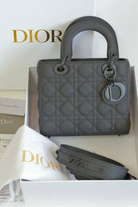 クリスチャンディオール MY ABCDIOR レディ ディオール スモール M0538SLOI M989 マット ブラック バッグ Christian Dior Lady Dior