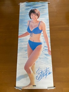 等身大ポスター 眞鍋かをり ビキニ 水着 約170×60㎝ ②