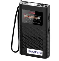 小型携帯 FM/AM バックライト付き ラジオ MP3プレーヤー 高感度 受信