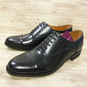 KK469 マドラス madras 定価17380円 黒 牛革 内羽根 ストレートチップ ビジネスシューズ 26.0 新品 via cammino 冠婚葬祭 就活 VC8044