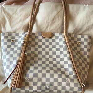 【新品未使用】LOUIS VUITTON ルイヴィトン ネヴァーフル ダミエ アズール ＭＭ　LOUIS VUITTON トートバッグ ルイヴィトンバッグ バッグ