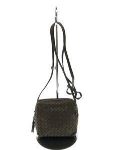 BOTTEGA VENETA◆イントレチャートミニショルダーバッグ/レザー