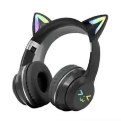 猫耳 ヘッドホン ブラック ヘッドセット ゲーミング 最強  Bluetooth