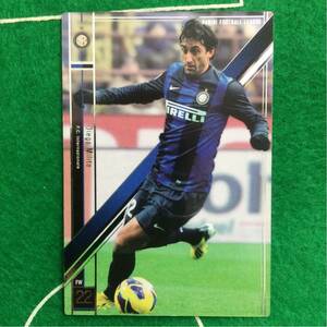 111)Panini Football League FC Internazionale 22 Diego Milito ディエゴ ミリート インテル セリエA イタリア パニーニ フットボール
