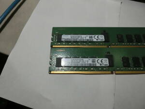 メモリ 16GB 1Rx4 DDR4 PC4-2666V 16GB×2枚 計：32GB サーバー　サムスン　samusung　３