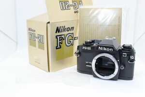 ■新品■ニコン Nikon FG-20 ブラック ボディ フィルム一眼レフ Body デッドストック品 #Z3470