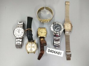 0404A81　腕時計　ジャンク品　おまとめ6点　LONGINES　D&G　など