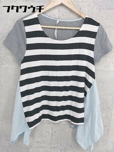 ◇ sunaokuwahara スナオクワハラ 半袖 Tシャツ カットソー サイズM ホワイト ブラック グレー レディース