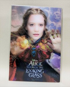 Disney Alice Through The Looking Glass アリス・イン・ワンダーランド～時間の旅～ アリス ポストカード 立体 B2303113