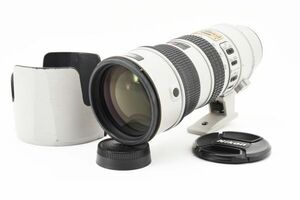 希少動作品 Nikon AF-S VR-NIKKOR 70-200mm F2.8 G ライトグレー 手ブレ補正 大口径 望遠 ズームレンズ ニコン F フルサイズ対応 ※1 #5181