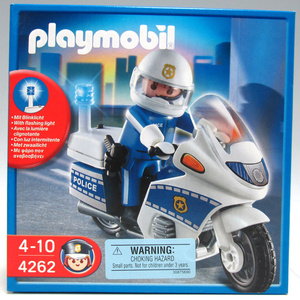 プレイモービル シティライフ 白バイ警官 4262 playmobil プレモ