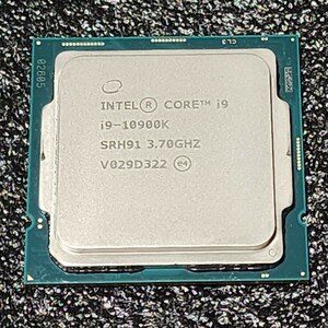 CPU Intel Core i9 10900K 3.7GHz 10コア20スレッド CometLake PCパーツ インテル 動作確認済み