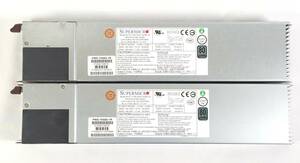 S60413205 SUPERMICRO PWS-1K68A-1R 1600W 電源ユニット 2点【通電OK】