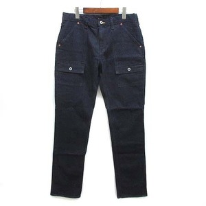 未使用品 ジョンブル JOHNBULL テーパード ハント ブッシュ ジーンズ ワーク デニム パンツ 21281 インディゴ LL メンズ