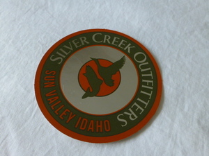 SILVER CREEK OUTFITTERS ステッカー SUN VALLEY IDAHO SILVER CREEK OUTFITTERS フライフィッシング FLY FISHING