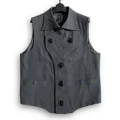 90s PASHU Turn Lock Button Gilet Vest