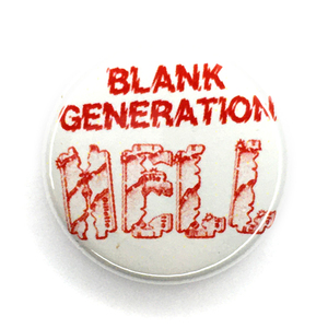 25mm 缶バッジ Richard Hell & the Voidoids リチャードヘル Blank Generation Ramones Blondie Dead Boys Johnny Thunders