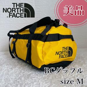 美品　THE NORTH FACE　ノース　ノースフェイス BC Duffel M イエロー×ブラック TB50/TN50　ダッフルバッグ　リュック　バックパック