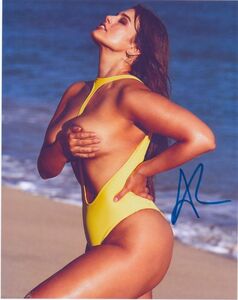 Ashley Graham★直筆サイン写真★証明書COA◆9242