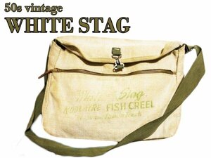 40s ~ 50s 40年代 ~ 50年代 ビンテージ ハーチワイス ホワイトスタッグ フィッシングバッグ [検索] RRL LLBEAN アバクロ ビーン