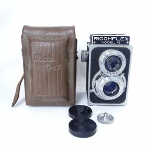 RICOHFLEX リコーフレックス MODEL VII 8cm F3.5 二眼レフ フィルムカメラ レトロ 現状品 USED /2404C