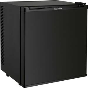 Sunruck 20L ノンフロン1ドア電子冷蔵庫 「冷庫さん cute」 黒 SR-R2003K ブラック