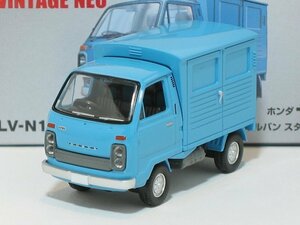 ホンダTN－Vパネルバン スタンダード（水色）LV-N17c【トミーテック社1/64ミニカー】【トミカの時】