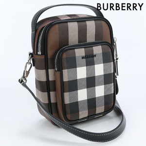 中古 バーバリー 斜め掛け ショルダーバッグ メンズ ブランド BURBERRY バーバリーチェック クロスボディバッッグ PVC 8049118