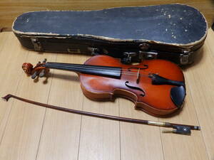 SUZUKI VIOLIN 1964年製 スズキ バイオリン No.13 壊れハードケース付・長さ(約)48cm/送料無料!!!