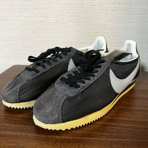 タグ付 新品 2008 NIKE CORTEZ NYLON VNTG 27cm 黒 銀 ナイキ コルテッツ ナイロン ヴィンテージ レア 検/近藤真彦/スニーカーぶるーす