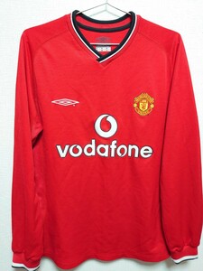 1円スタート　UMBRO　2000〜02 マンチェスターユナイテッド　Manchester　united　ベッカム　スコールズ　ヨーク　コール　