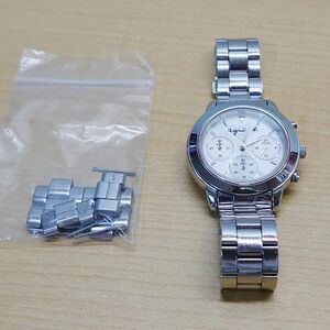 アニエスベー 腕時計　金属ベルト　V654-6100
